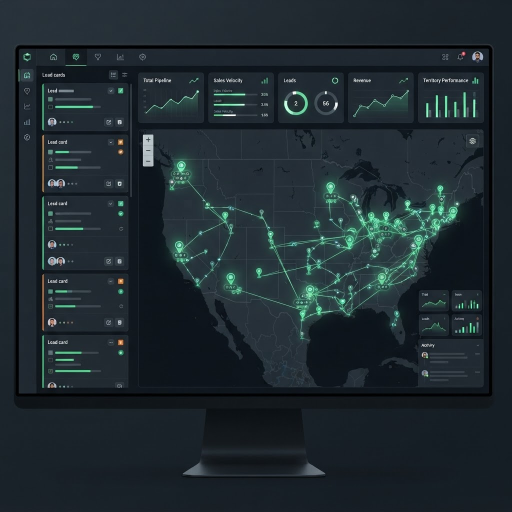 HVAC Sales Management Application preview